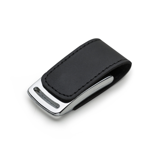 Pen drive personalizado, pen card personalizado, brindes para informática - Pen Drive Couro New 4GB 055-4GB