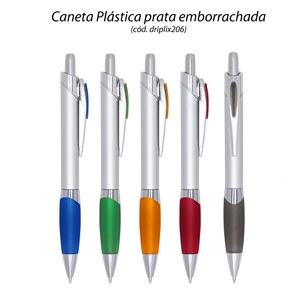 Caneta Plástica Emborrachada 