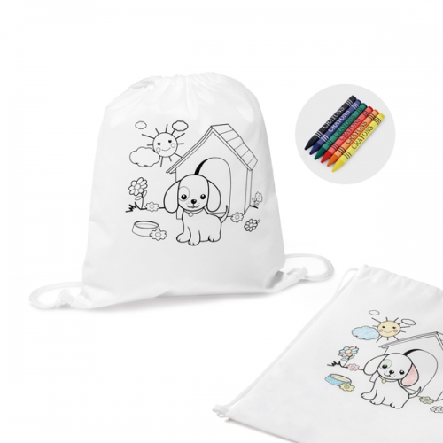 Mochilas personalizadas, mochilas femininas, mochila masculina, mochila para notebook 
 - Mochila Saco para Colorir