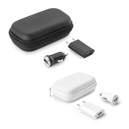 Brindes eletrônicos personalizados - Kit de adaptadores USB