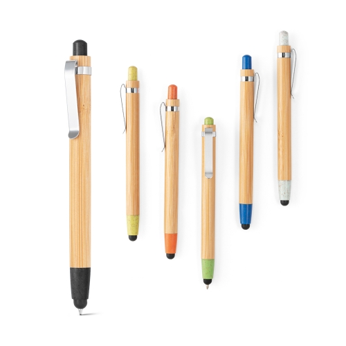 Canetas personalizadas, lapiseiras personalizadas e lápis personalizado - Caneta em bambu