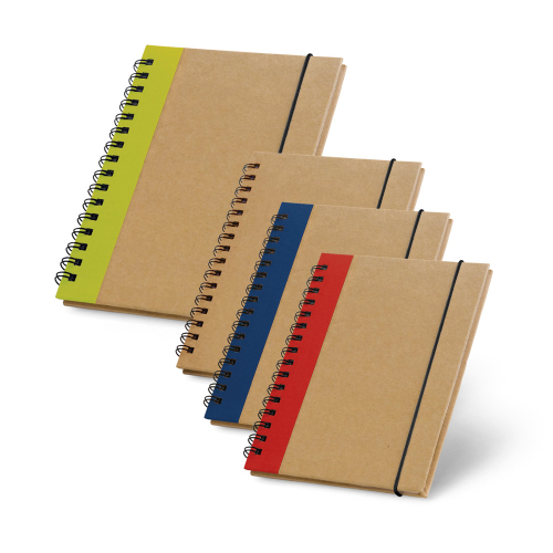 Caderno A6 Personalizado Reciclado com Capa Kraft