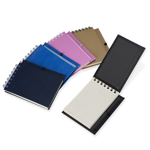 Cadernos personalizados, caderno customizados, capas de cadernos personalizadas - Bloco de Anotação com Porta Caneta