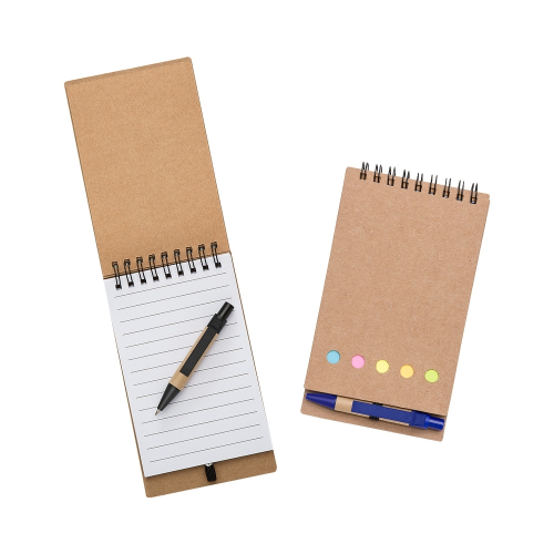 Cadernos personalizados, caderno customizados, capas de cadernos personalizadas - Bloco de Anotações com Autoadesivos e Caneta