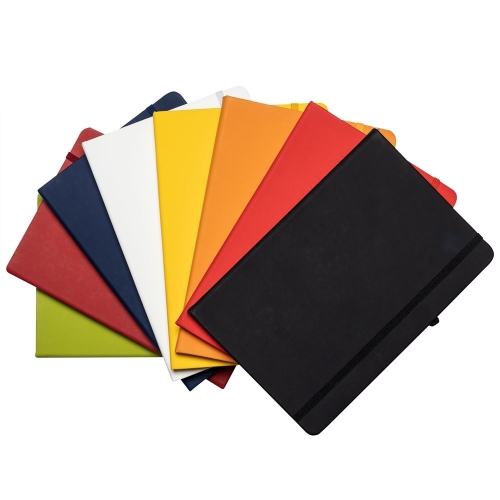 Cadernos personalizados, caderno customizados, capas de cadernos personalizadas - Caderneta Emborrachada com Porta Caneta  21 x14 cm