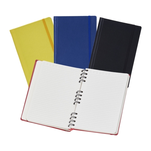 Cadernos personalizados, caderno customizados, capas de cadernos personalizadas - Caderneta Emborrachada com Wire-o
