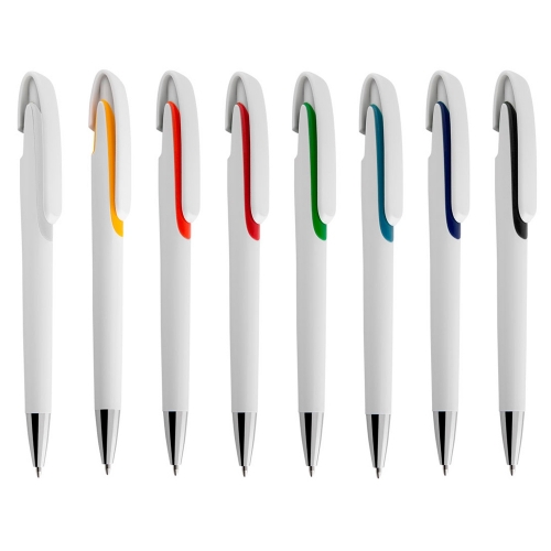 Canetas personalizadas, lapiseiras personalizadas e lápis personalizado - Caneta plástica 