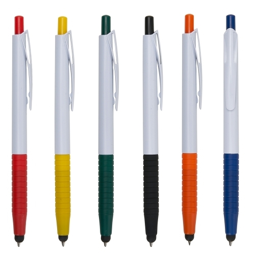 Canetas personalizadas, lapiseiras personalizadas e lápis personalizado - Caneta Plástica Touch 402C