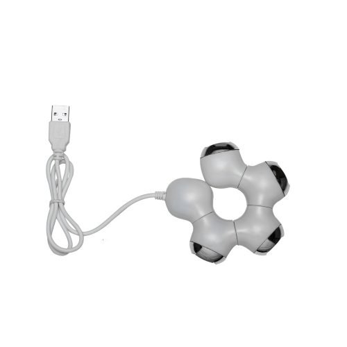 Pen drive personalizado, pen card personalizado, brindes para informática - Hub Plástico Articulável com formato de Estrela