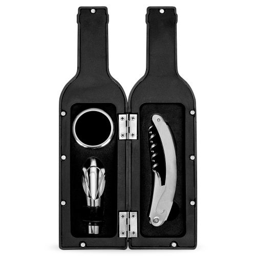 vinhos personalizados - Kit Vinho Garrafa 3 peças