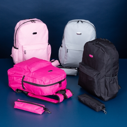 Mochilas personalizadas, mochilas femininas, mochila masculina, mochila para notebook 
 - Mochila de Nylon com Estojo