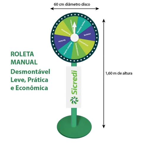 Roleta em acrílico - Line Brindes