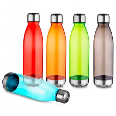 Squeeze Plástico Base e Tampa  Inox 