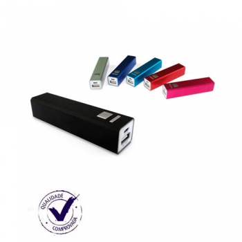 power bank personalizado - Carregador Portátil Personalizado USB