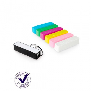 Pen drive personalizado, pen card personalizado, brindes para informática - Carregador Portátil USB Personalizado